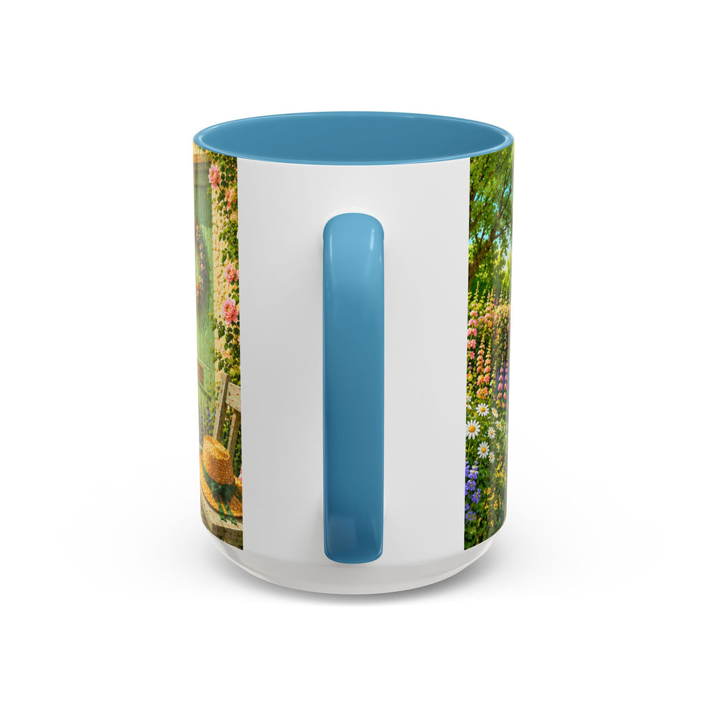 Floral Cottage Coffee Mug – 'Bloom Where You Are Planted' Accent Mug