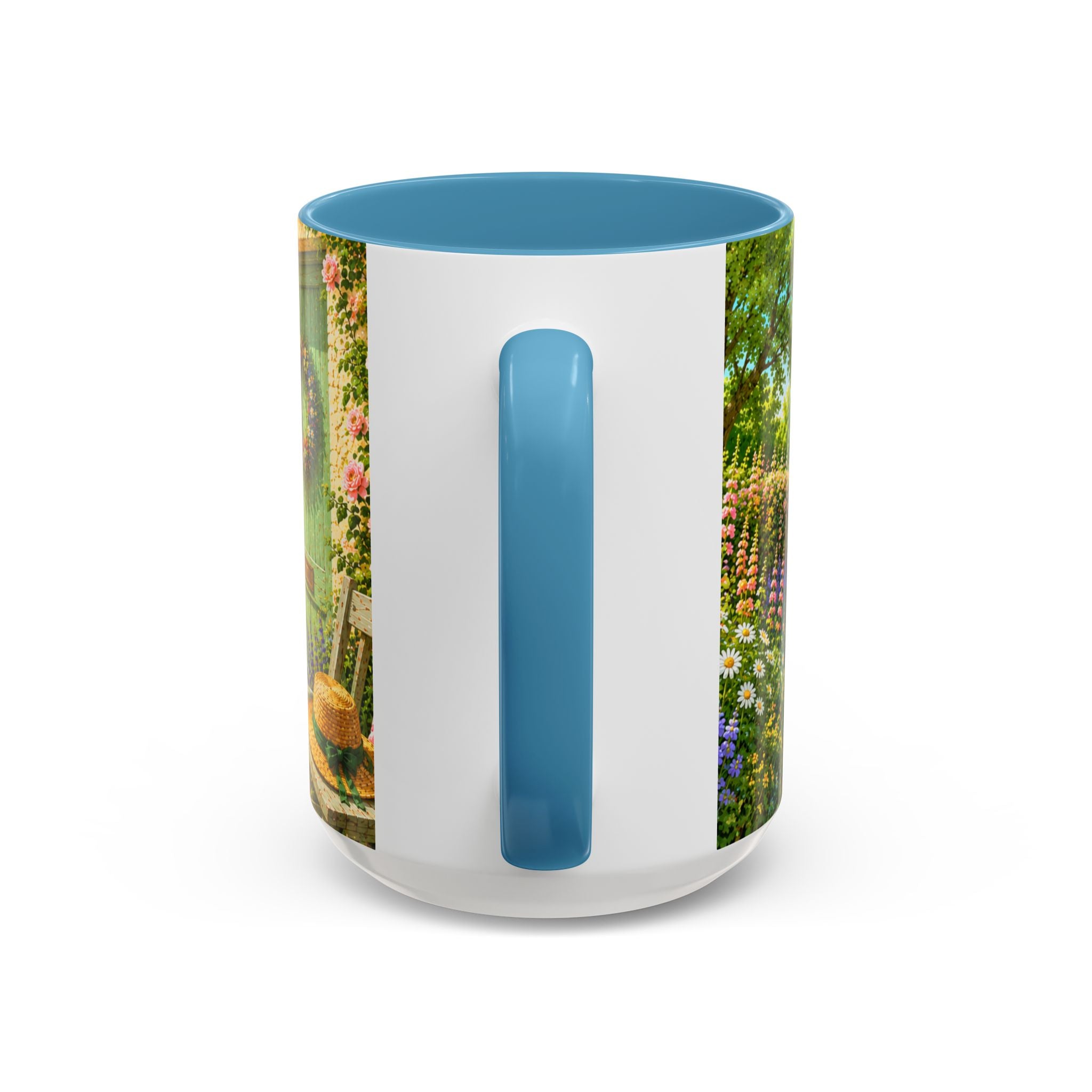 Floral Cottage Coffee Mug – 'Bloom Where You Are Planted' Accent Mug