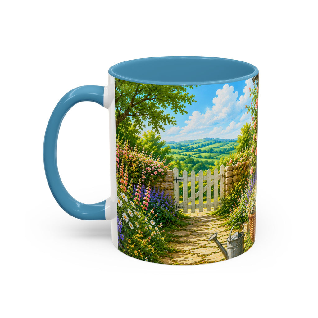 Floral Cottage Coffee Mug – 'Bloom Where You Are Planted' Accent Mug