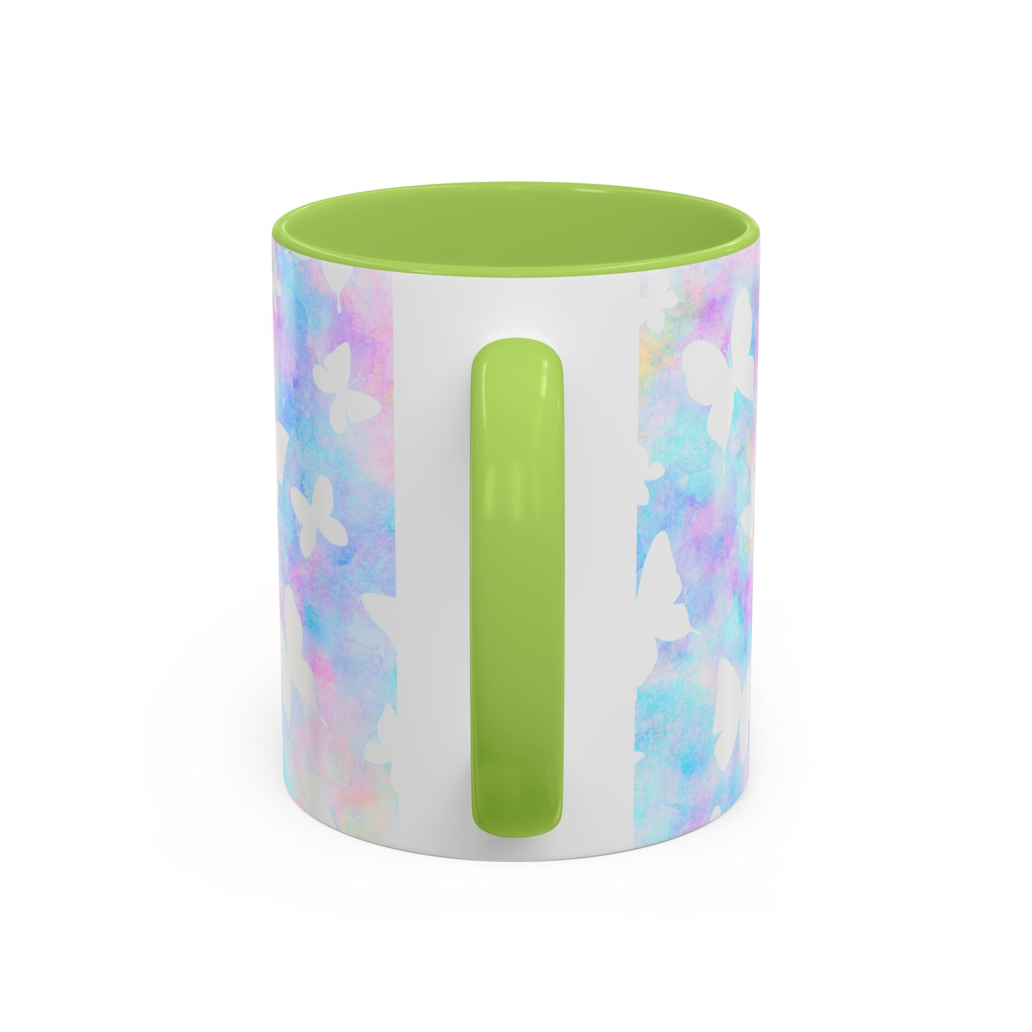 Pastel Watercolor Butterfly Coffee Mug – 11/15oz Accent Mug