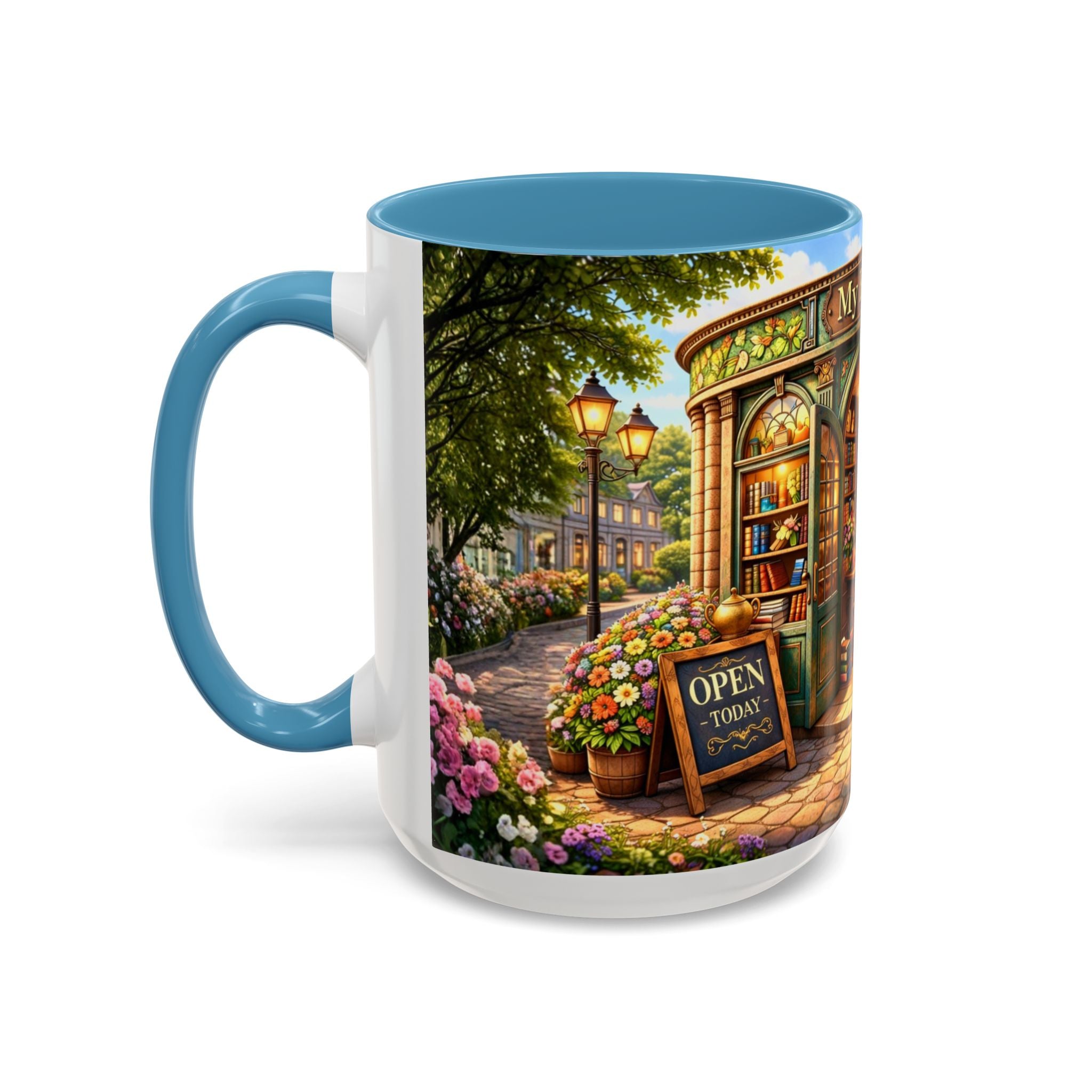 Bookshop Coffee Mug – "My Bookshop" Cozy Library Accent Mug