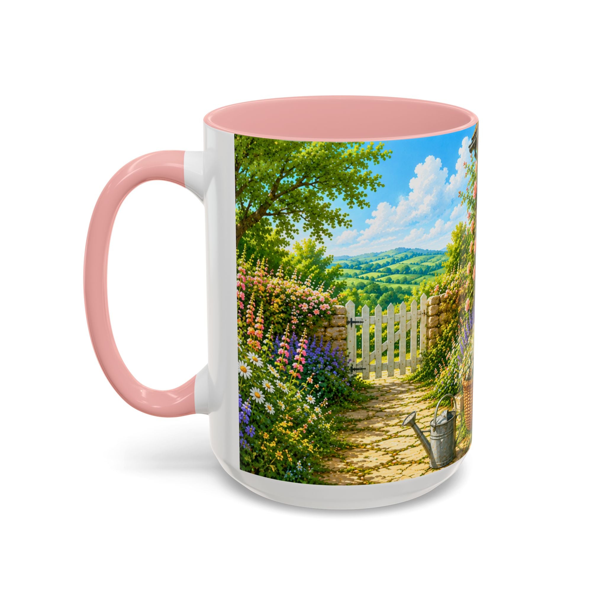 Floral Cottage Coffee Mug – 'Bloom Where You Are Planted' Accent Mug
