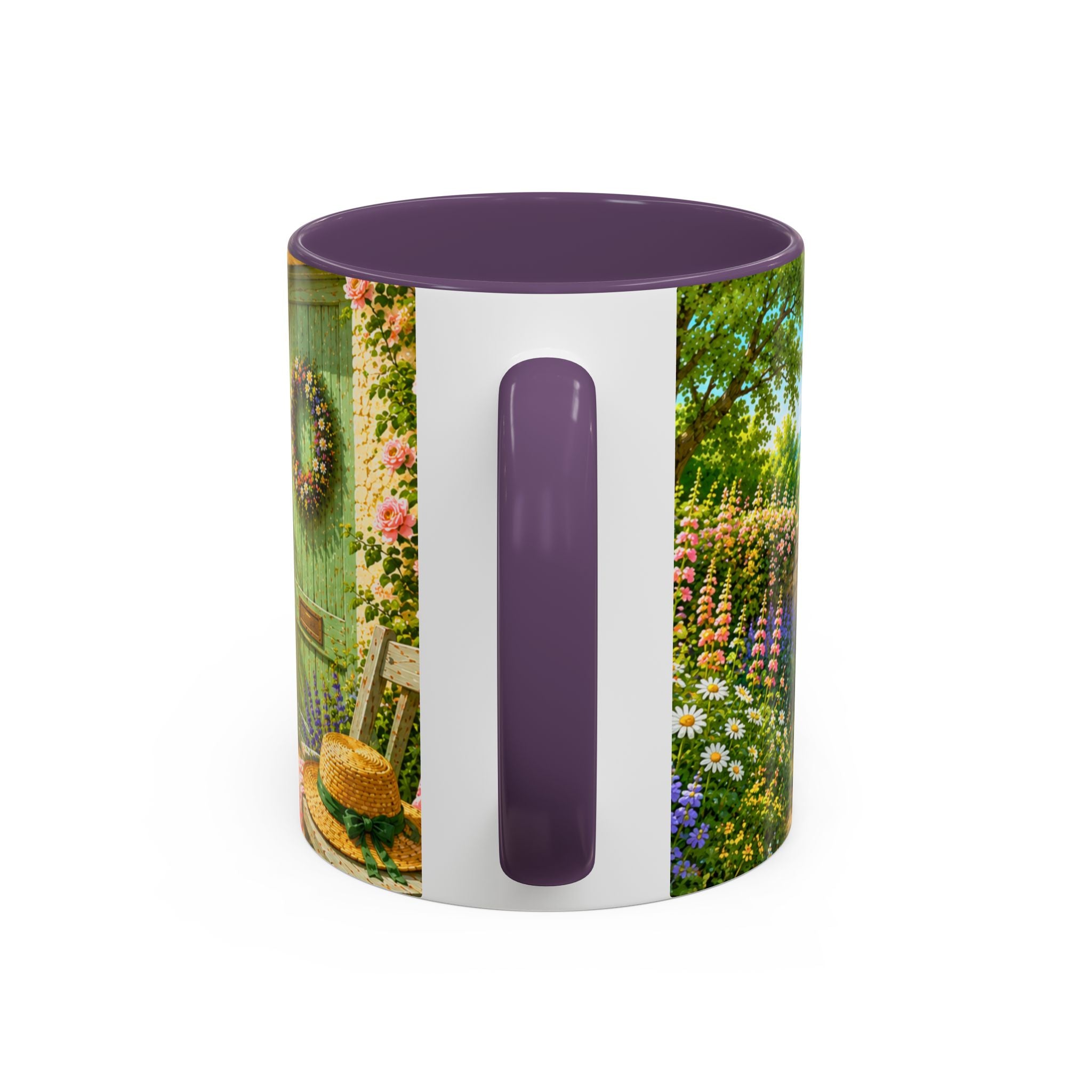 Floral Cottage Coffee Mug – 'Bloom Where You Are Planted' Accent Mug