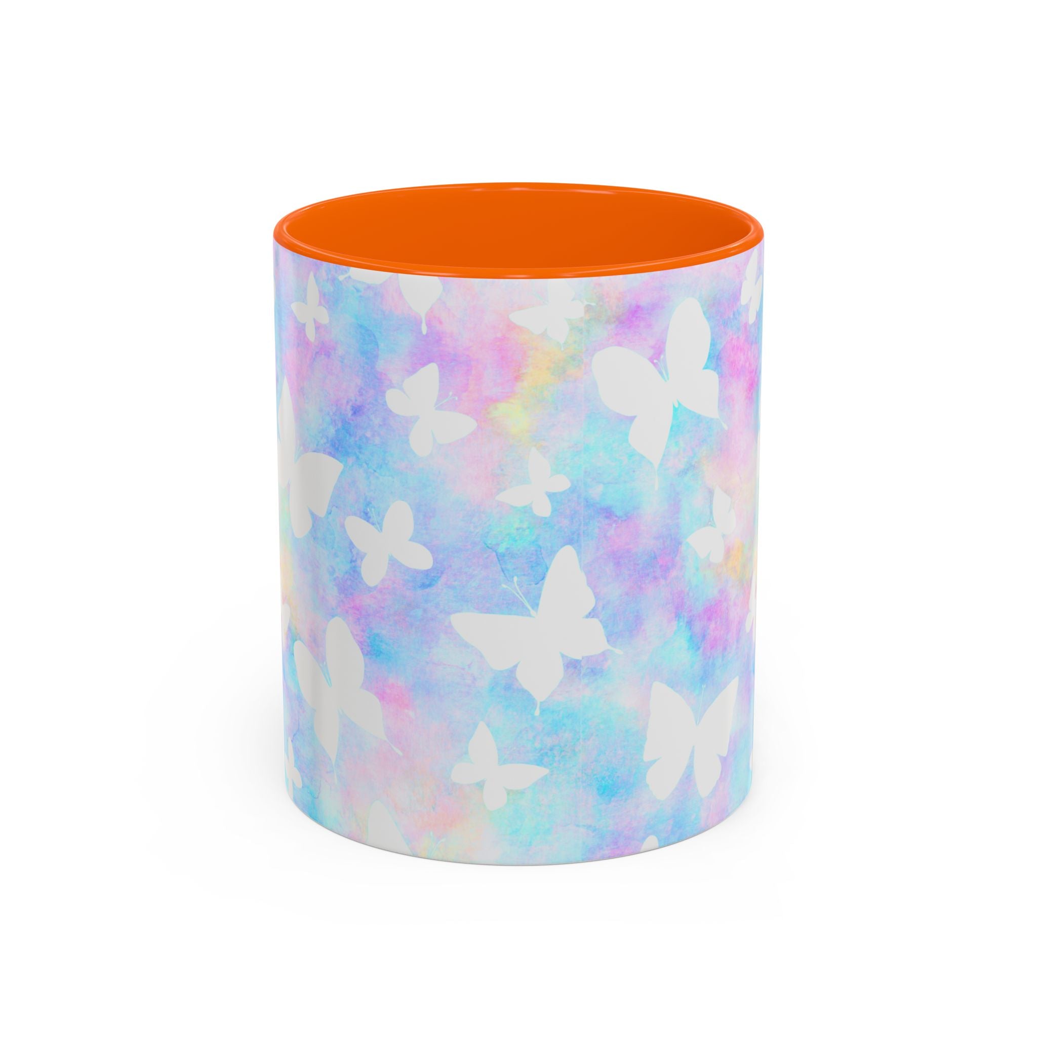 Pastel Watercolor Butterfly Coffee Mug – 11/15oz Accent Mug