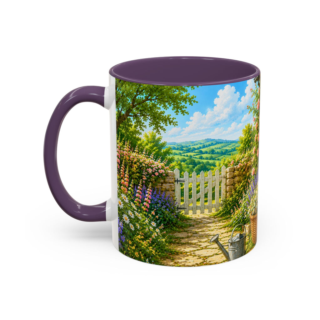 Floral Cottage Coffee Mug – 'Bloom Where You Are Planted' Accent Mug