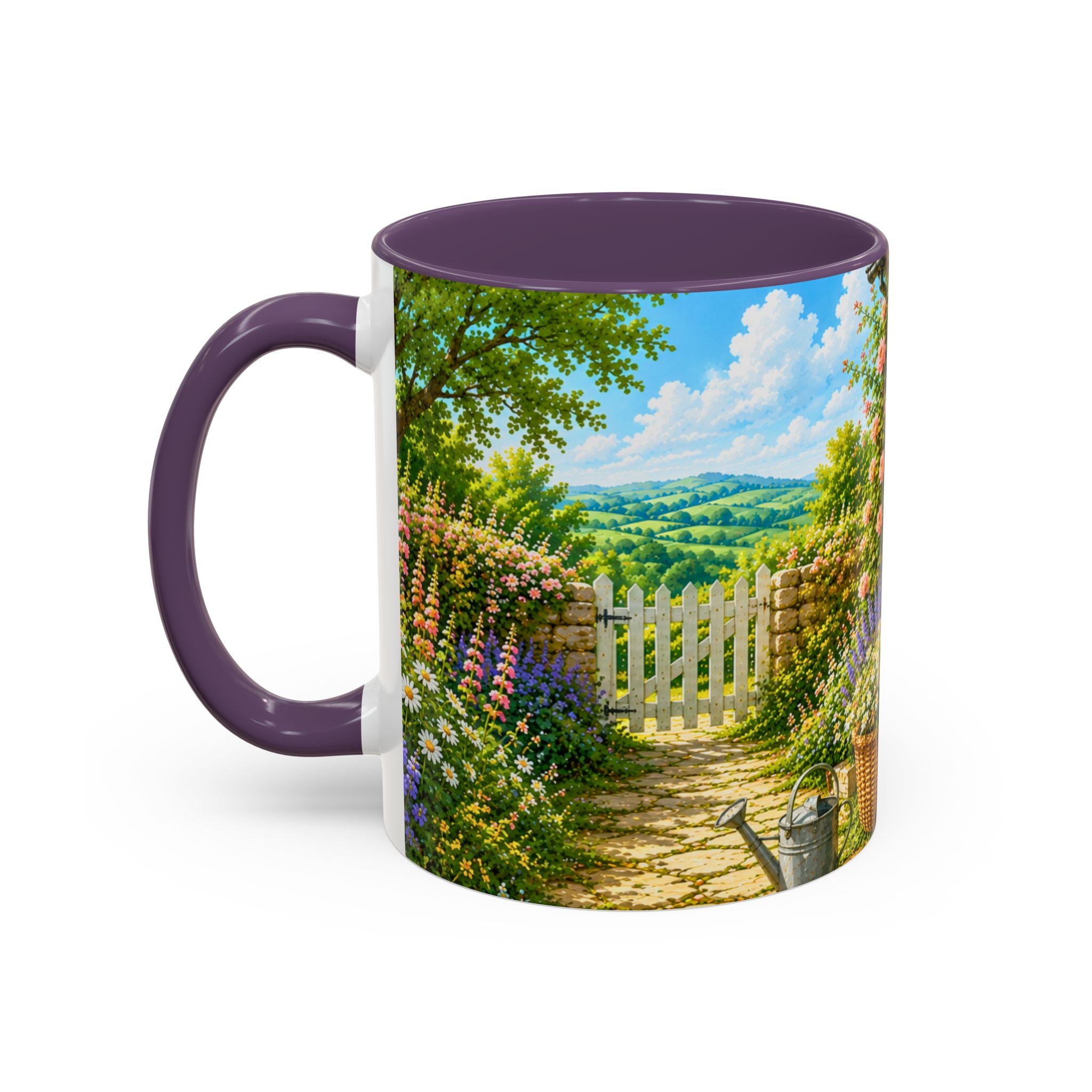 Floral Cottage Coffee Mug – 'Bloom Where You Are Planted' Accent Mug