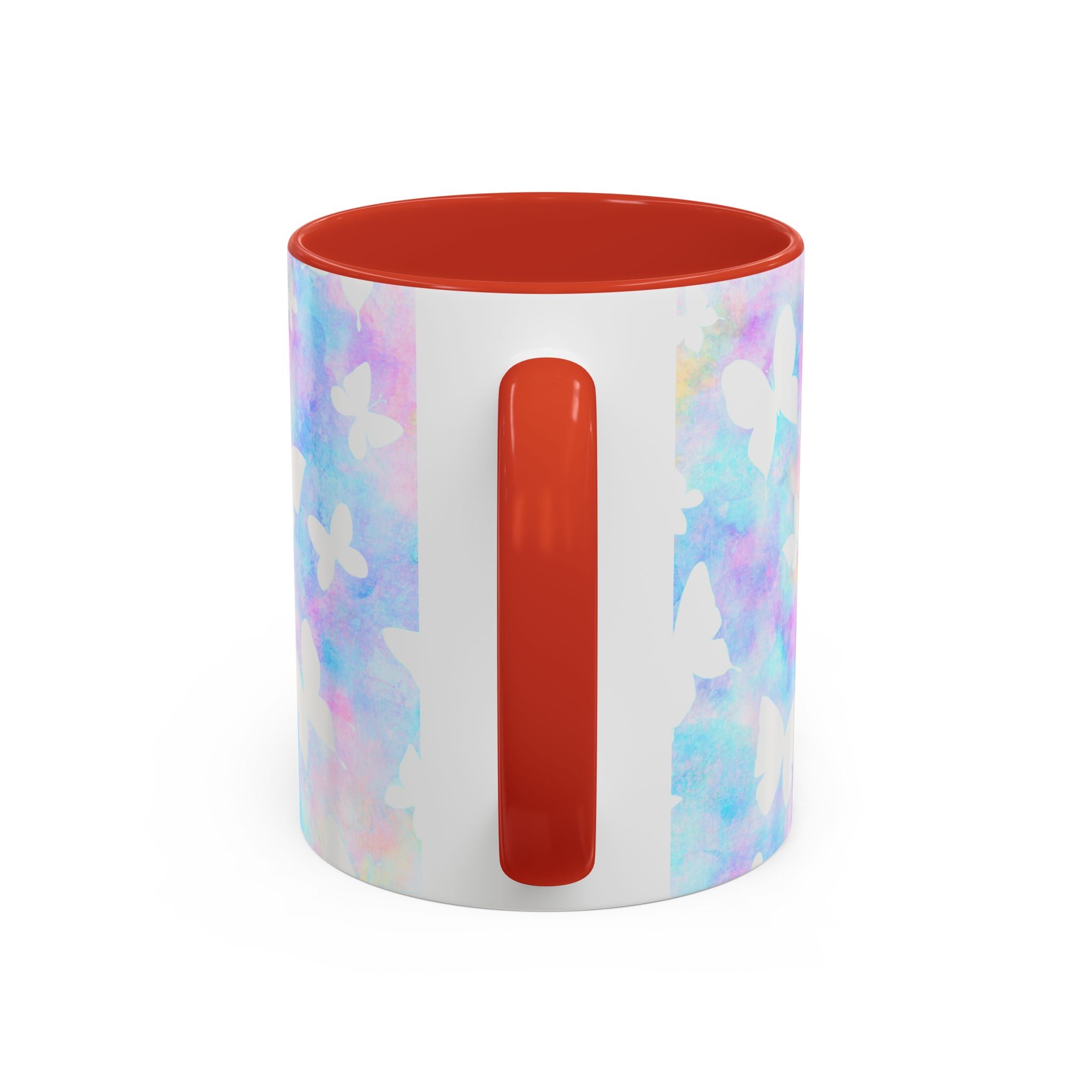 Pastel Watercolor Butterfly Coffee Mug – 11/15oz Accent Mug