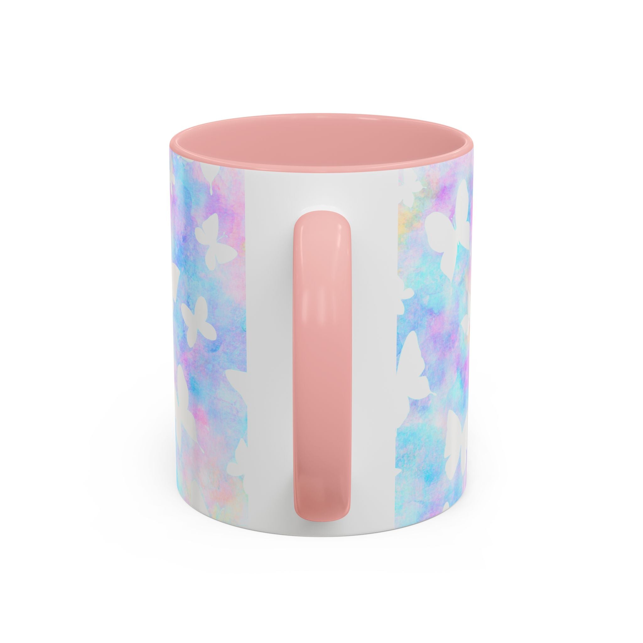 Pastel Watercolor Butterfly Coffee Mug – 11/15oz Accent Mug