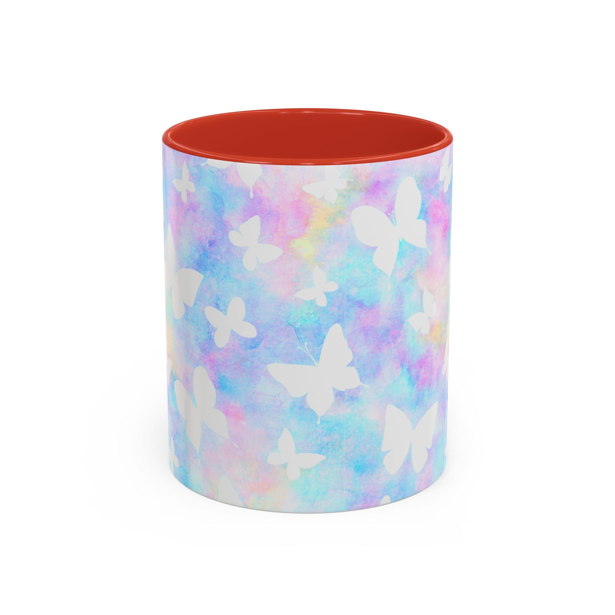 Pastel Watercolor Butterfly Coffee Mug – 11/15oz Accent Mug