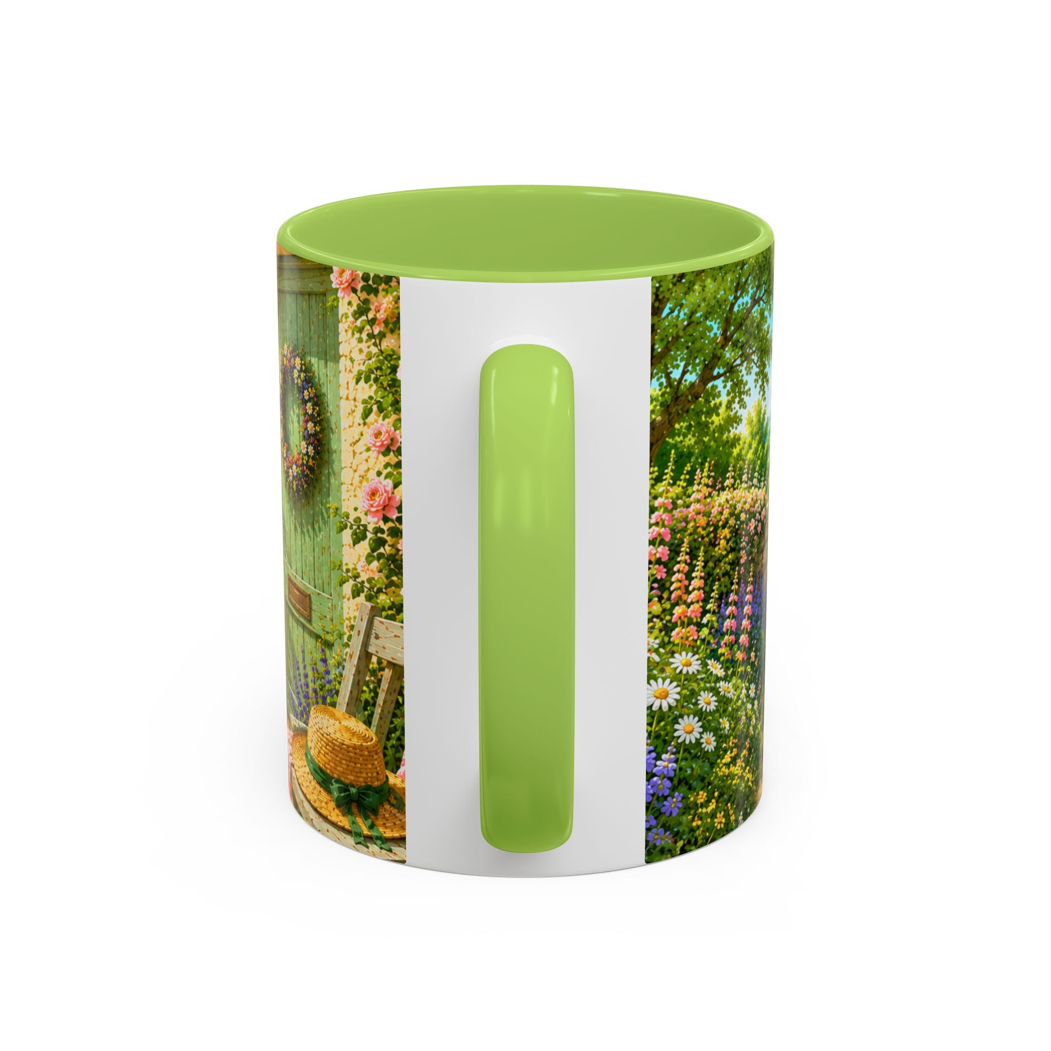 Floral Cottage Coffee Mug – 'Bloom Where You Are Planted' Accent Mug
