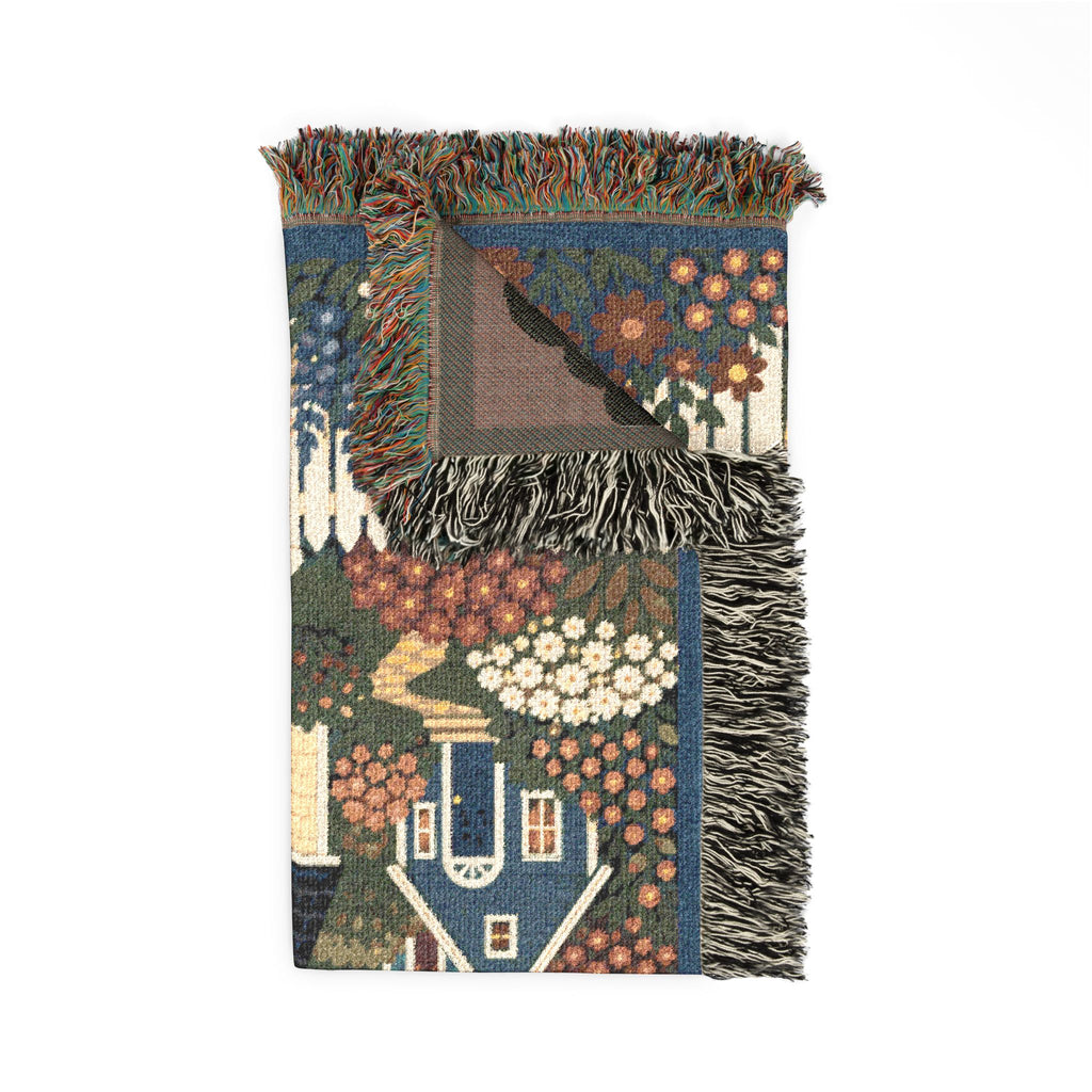 Coastal Cottage Woven Blanket