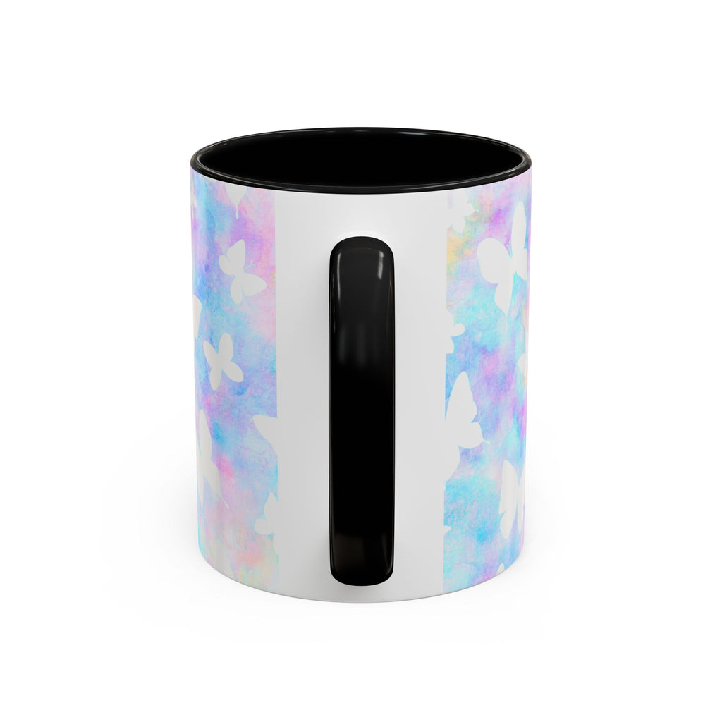Pastel Watercolor Butterfly Coffee Mug – 11/15oz Accent Mug