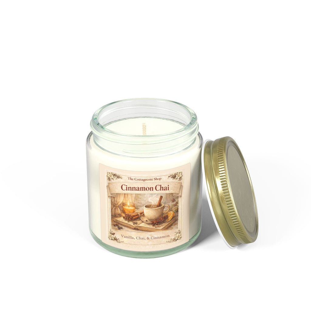 Cinnamon Chai Scented Candle — Coconut Apricot Wax (4oz & 9oz)