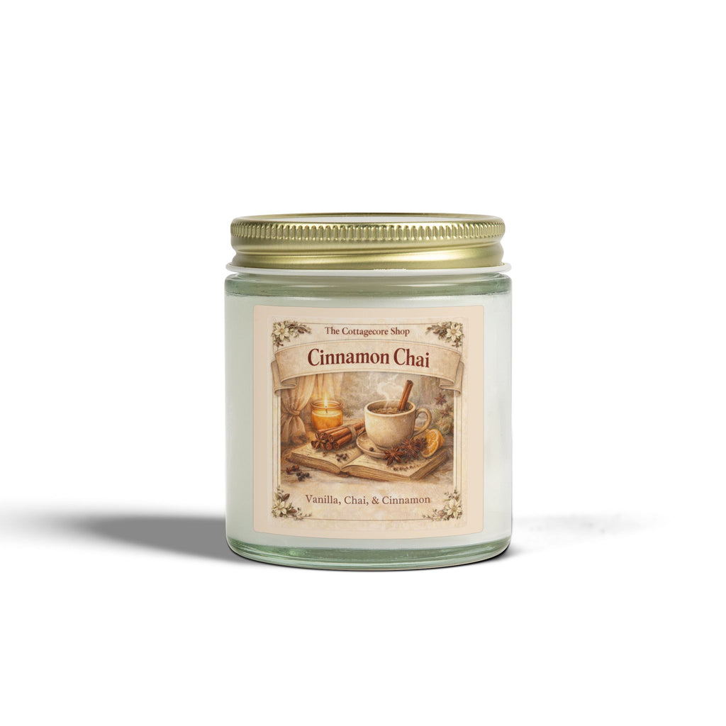 Cinnamon Chai Scented Candle — Coconut Apricot Wax (4oz & 9oz)