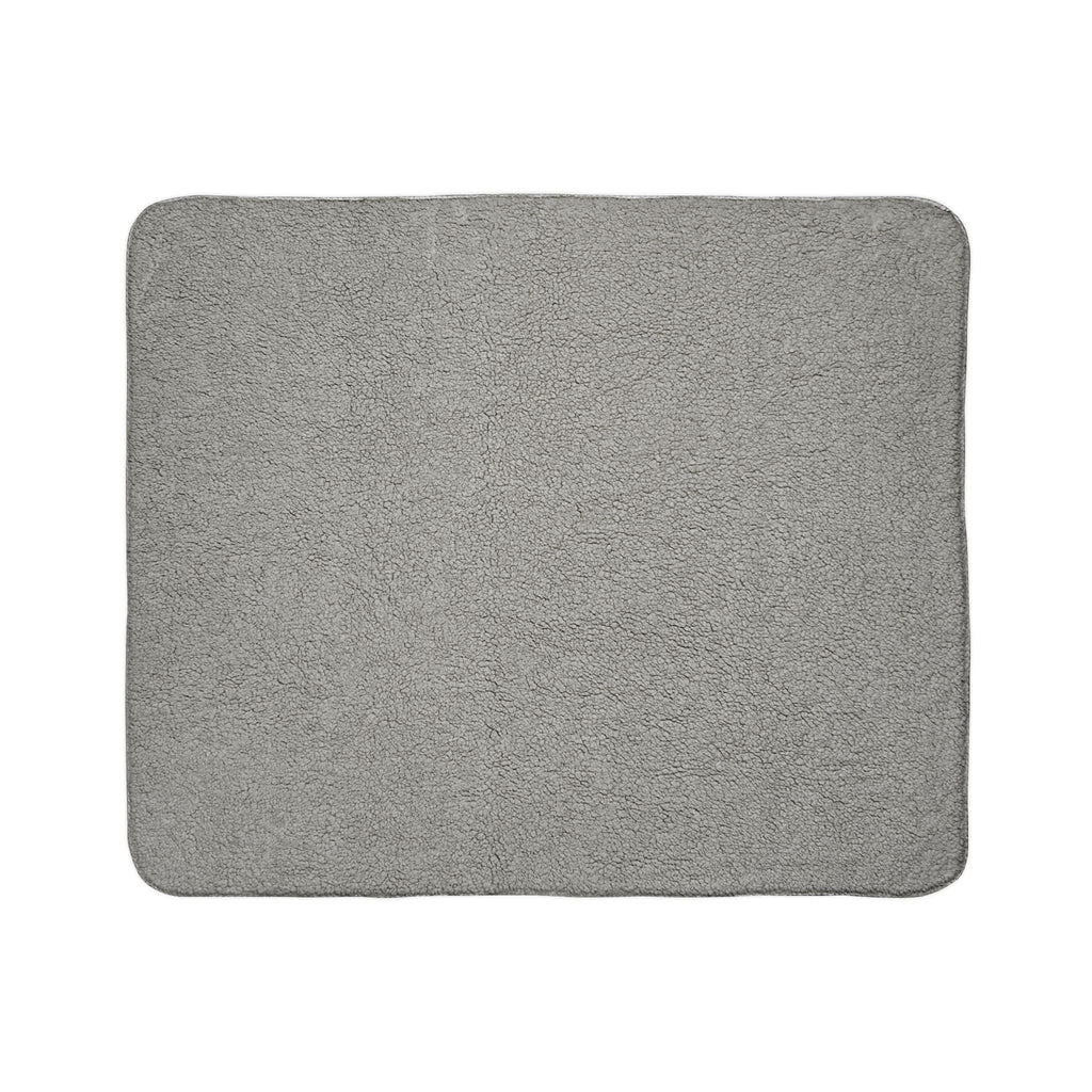 Bloom Where You’re Planted Sherpa Blanket — Cottage Garden Floral Fleece Throw