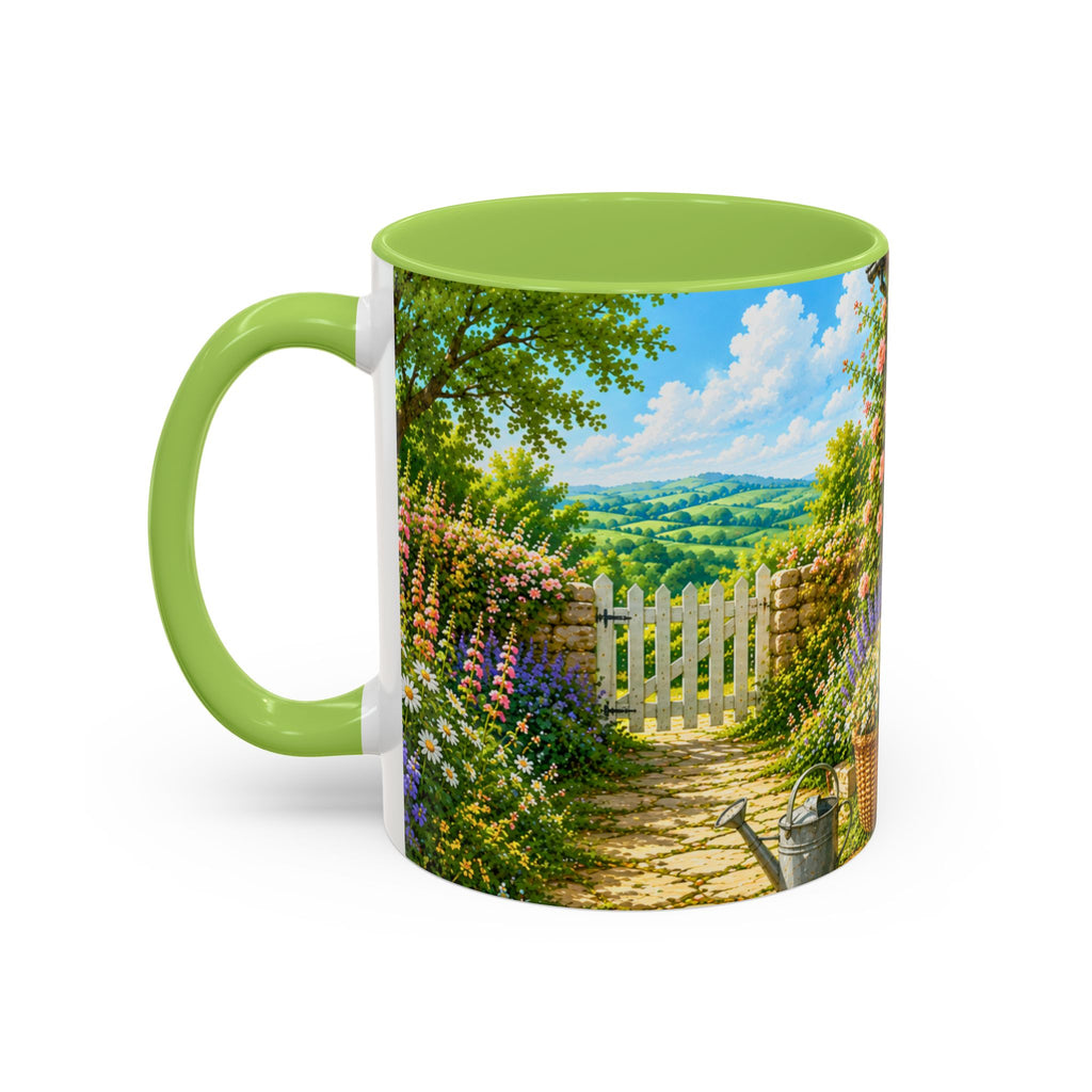 Floral Cottage Coffee Mug – 'Bloom Where You Are Planted' Accent Mug