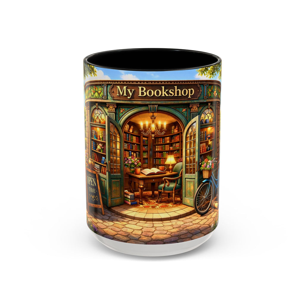 Bookshop Coffee Mug – "My Bookshop" Cozy Library Accent Mug