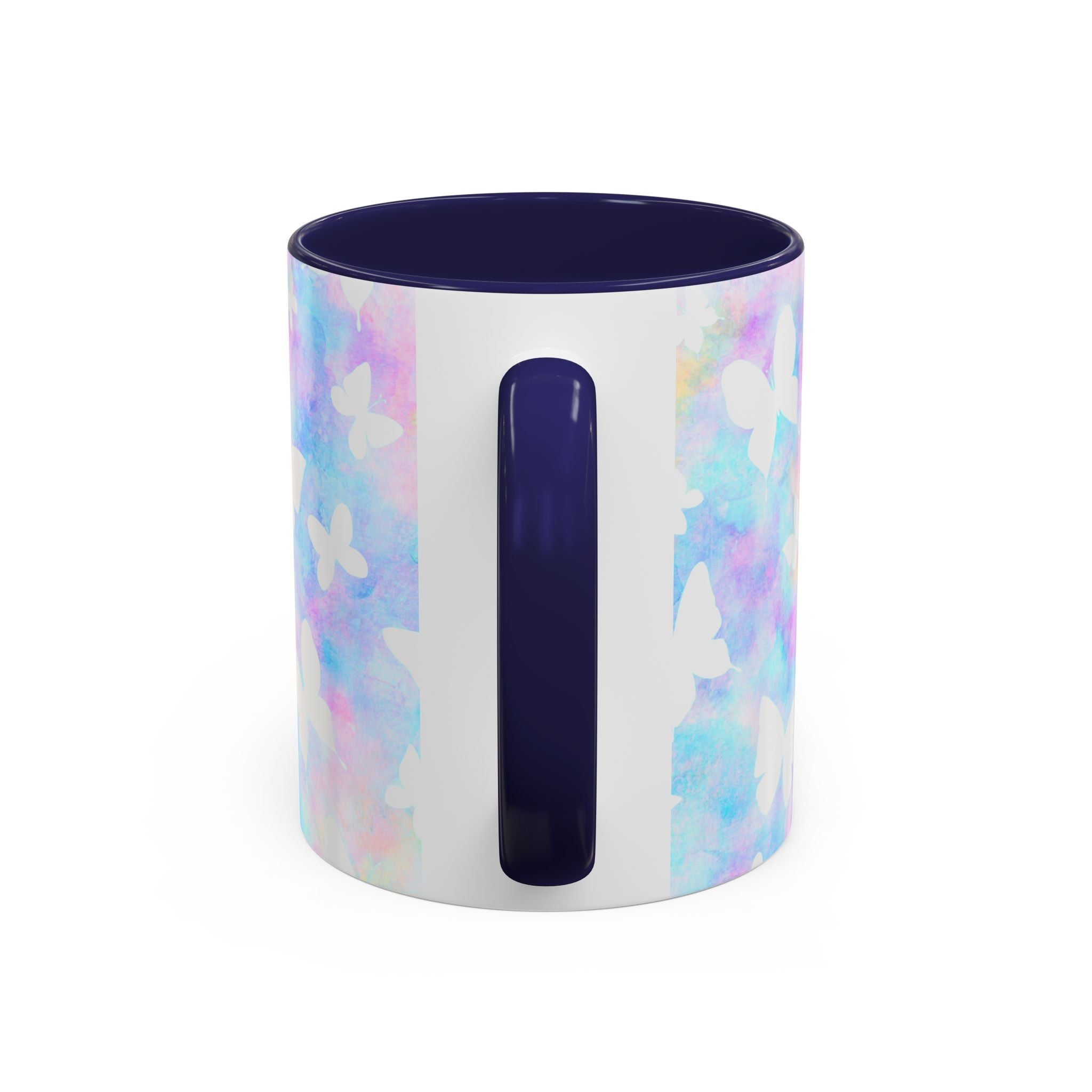 Pastel Watercolor Butterfly Coffee Mug – 11/15oz Accent Mug