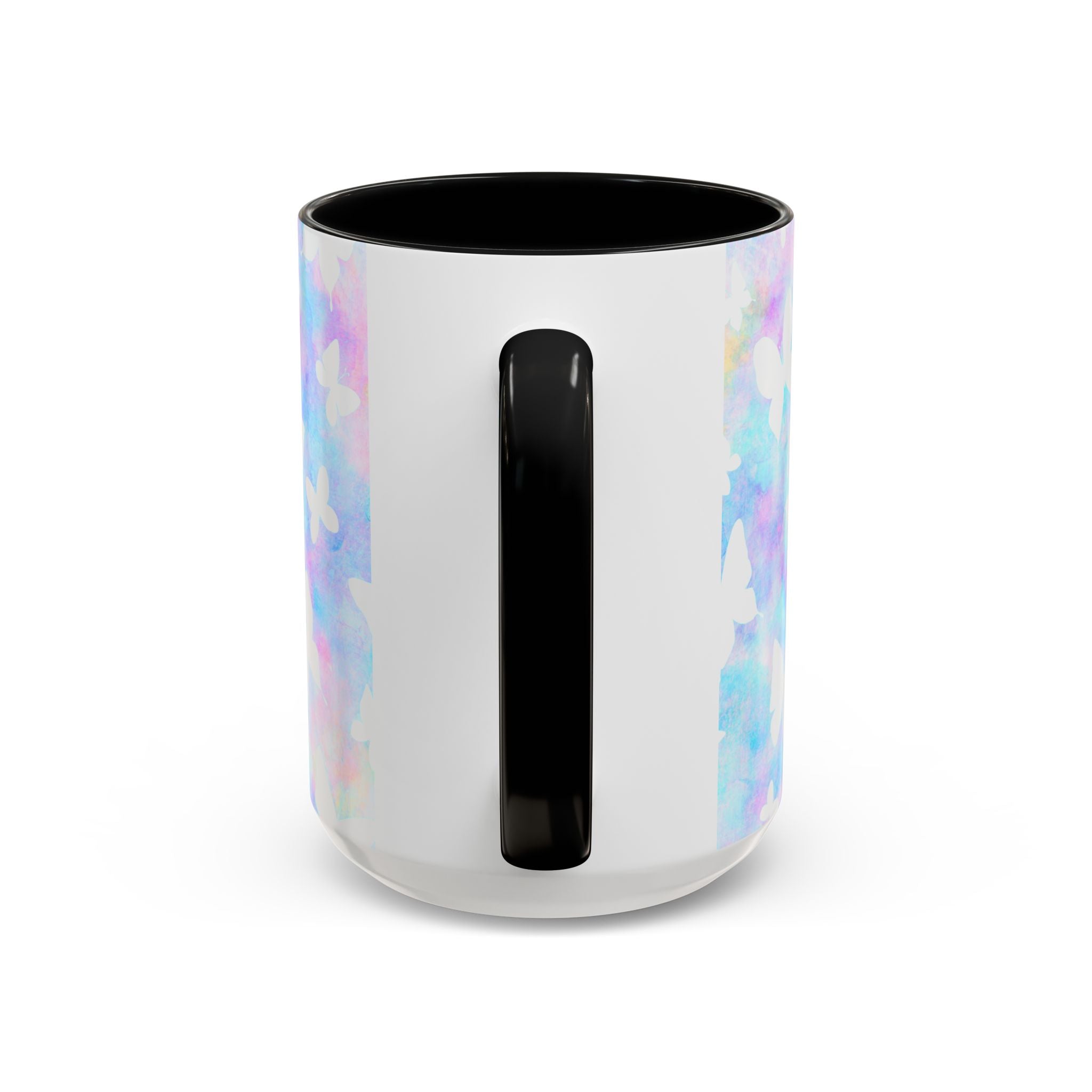 Pastel Watercolor Butterfly Coffee Mug – 11/15oz Accent Mug