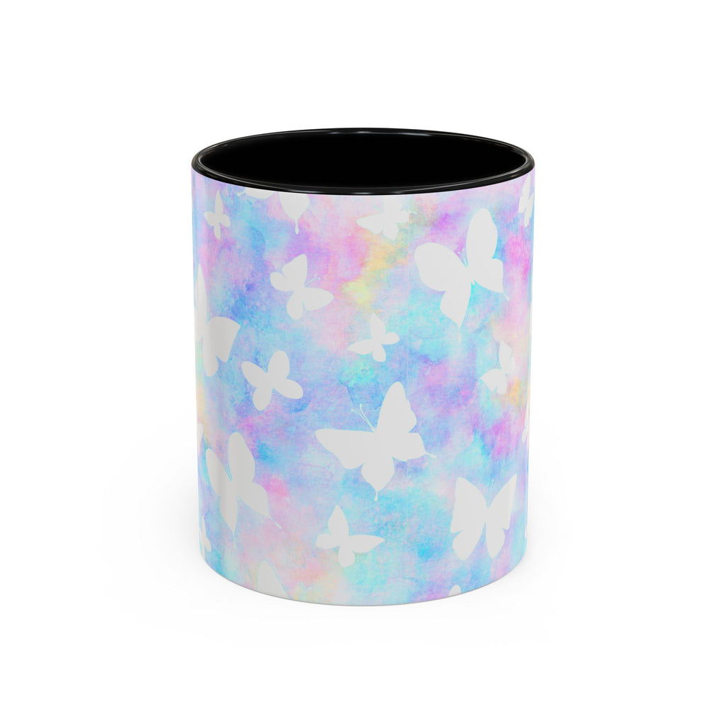 Pastel Watercolor Butterfly Coffee Mug – 11/15oz Accent Mug