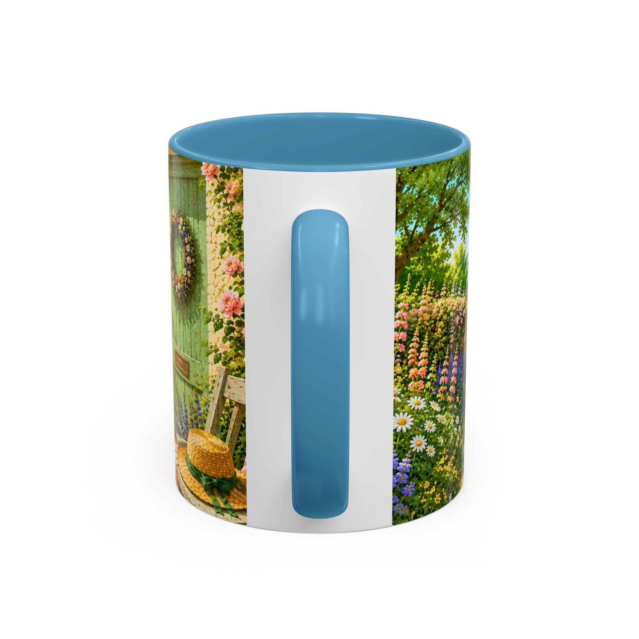 Floral Cottage Coffee Mug – 'Bloom Where You Are Planted' Accent Mug