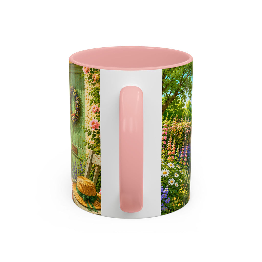 Floral Cottage Coffee Mug – 'Bloom Where You Are Planted' Accent Mug