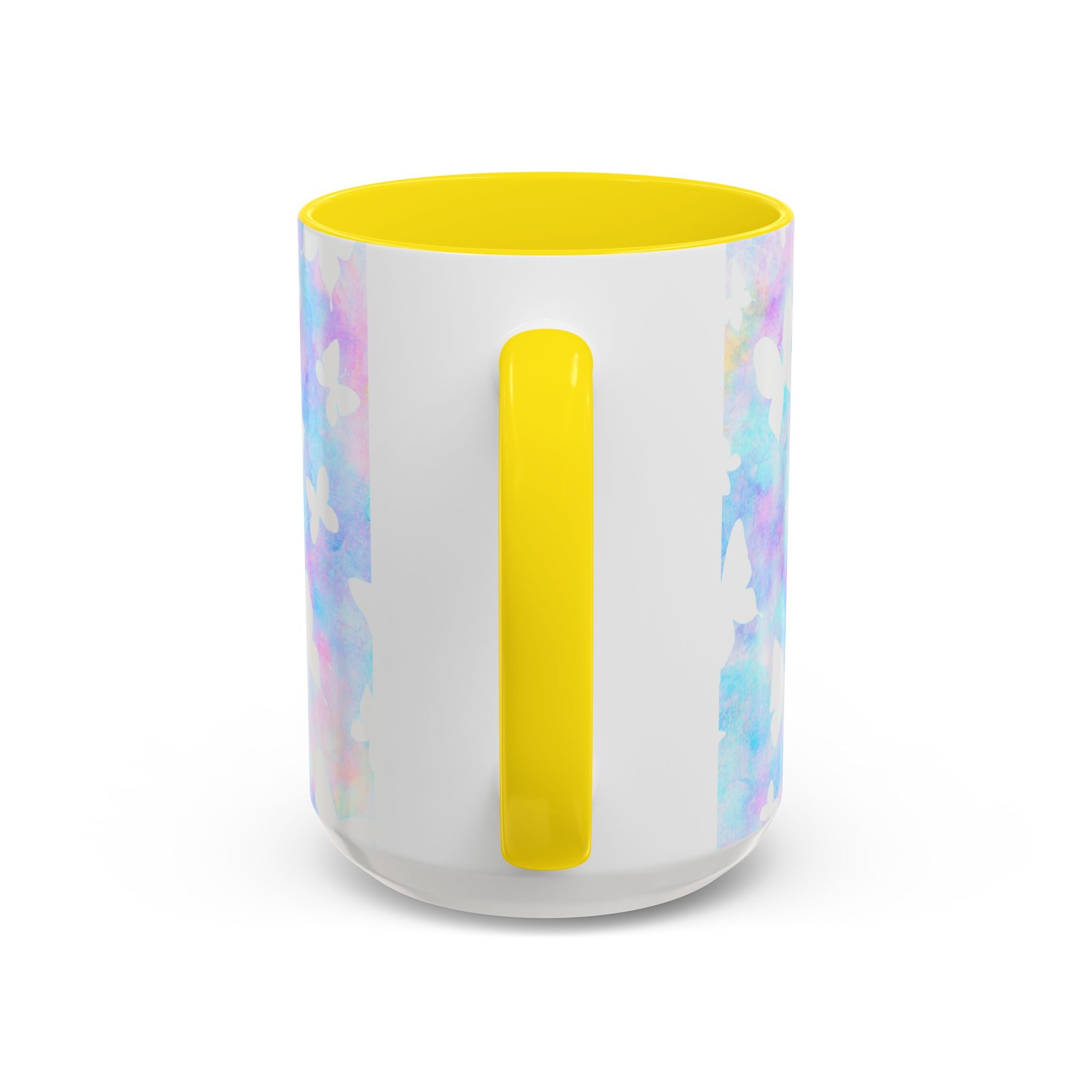 Pastel Watercolor Butterfly Coffee Mug – 11/15oz Accent Mug