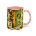 Floral Cottage Coffee Mug – 'Bloom Where You Are Planted' Accent Mug