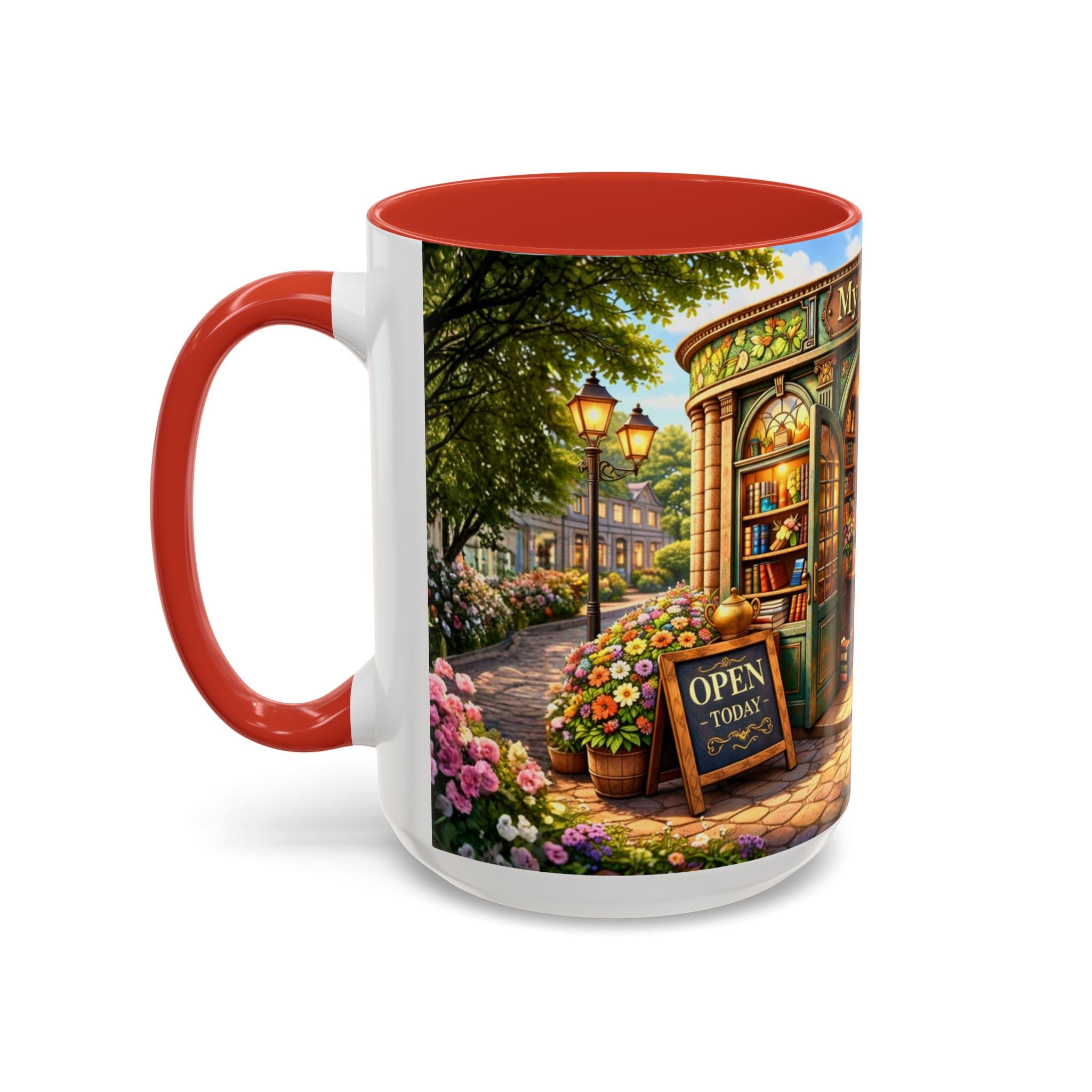 Bookshop Coffee Mug – "My Bookshop" Cozy Library Accent Mug
