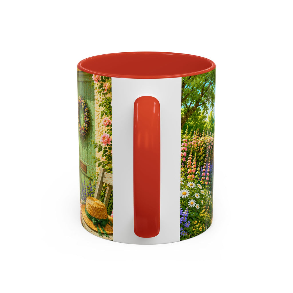 Floral Cottage Coffee Mug – 'Bloom Where You Are Planted' Accent Mug