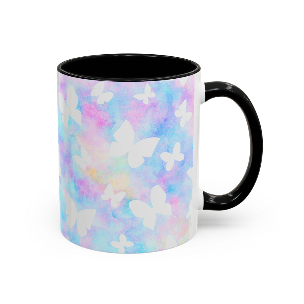 Pastel Watercolor Butterfly Coffee Mug – 11/15oz Accent Mug