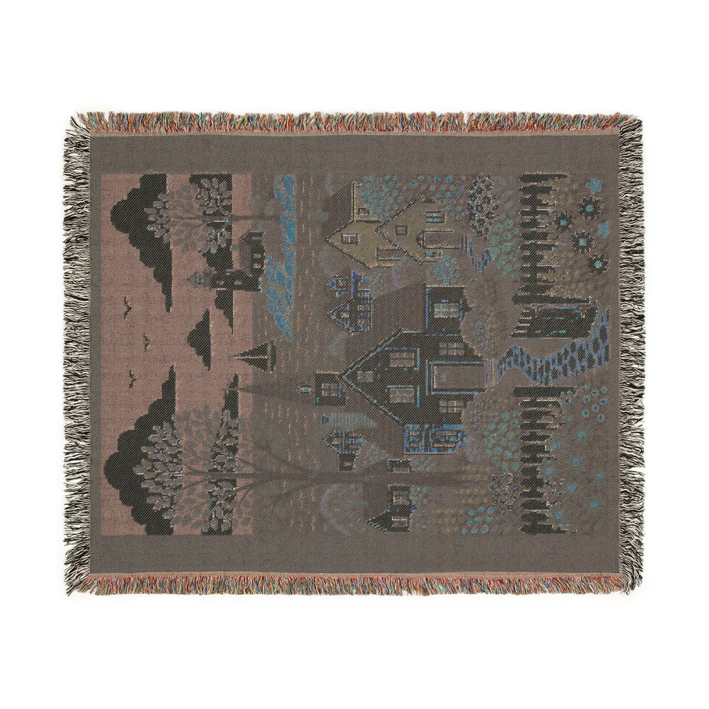Coastal Cottage Woven Blanket