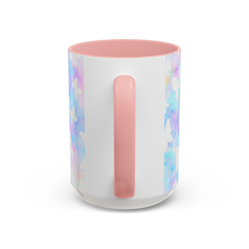 Pastel Watercolor Butterfly Coffee Mug – 11/15oz Accent Mug