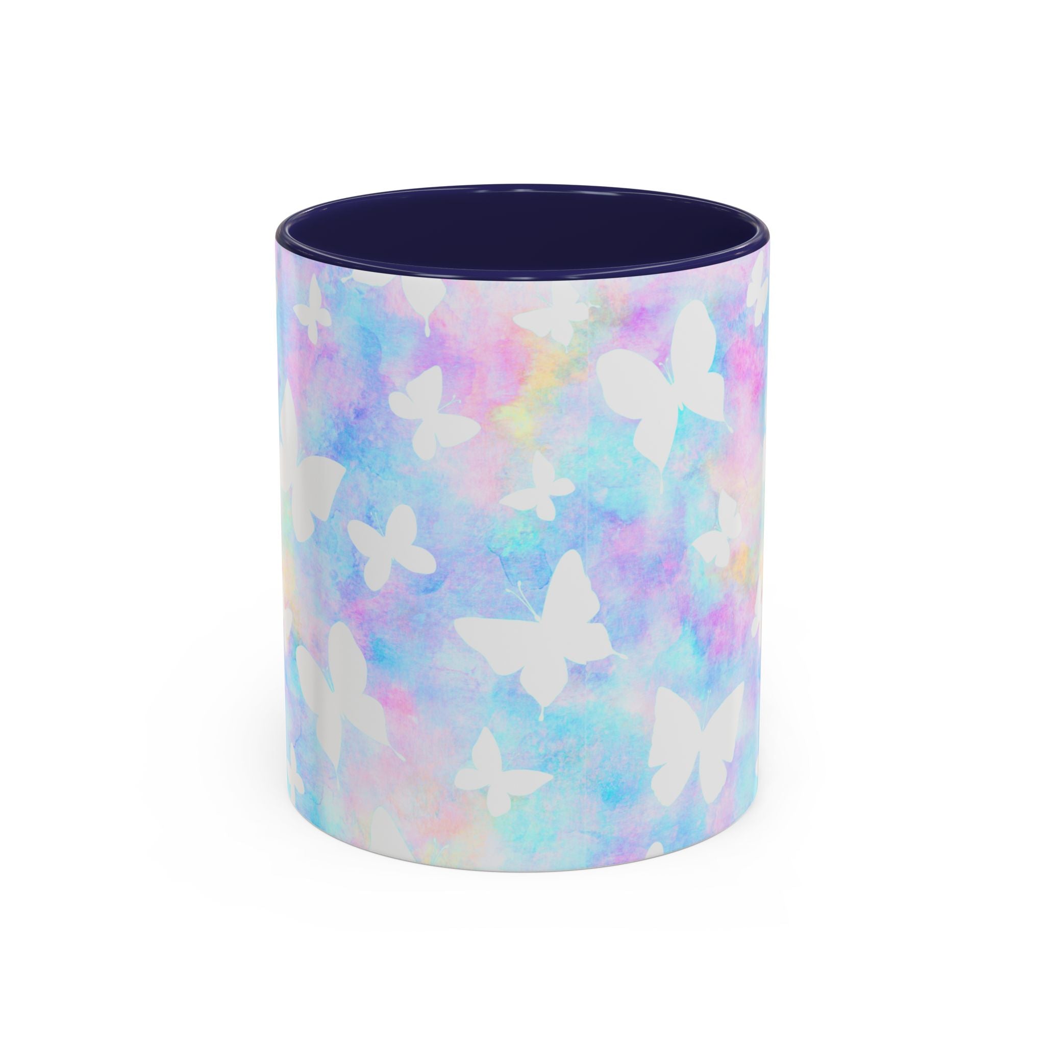 Pastel Watercolor Butterfly Coffee Mug – 11/15oz Accent Mug