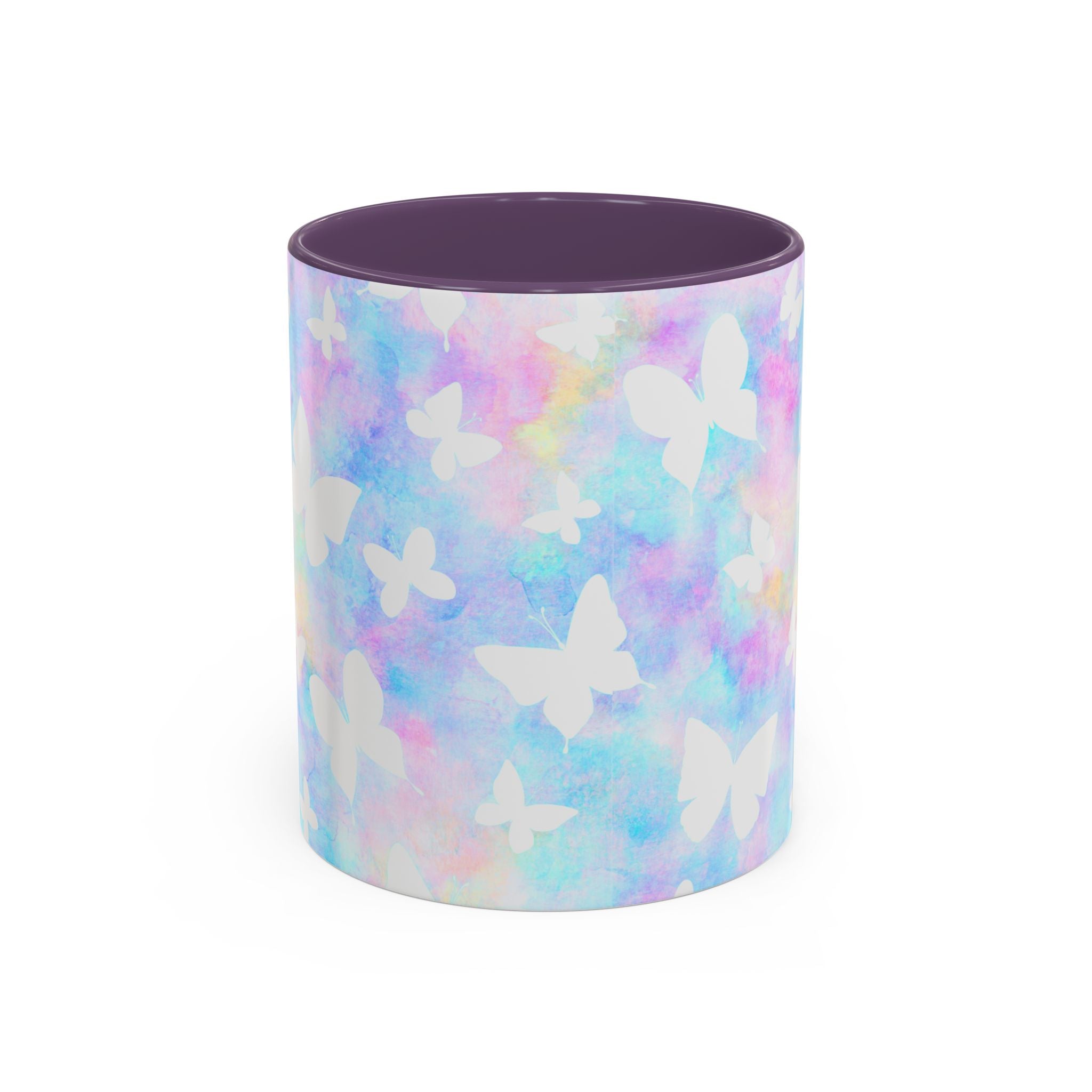 Pastel Watercolor Butterfly Coffee Mug – 11/15oz Accent Mug