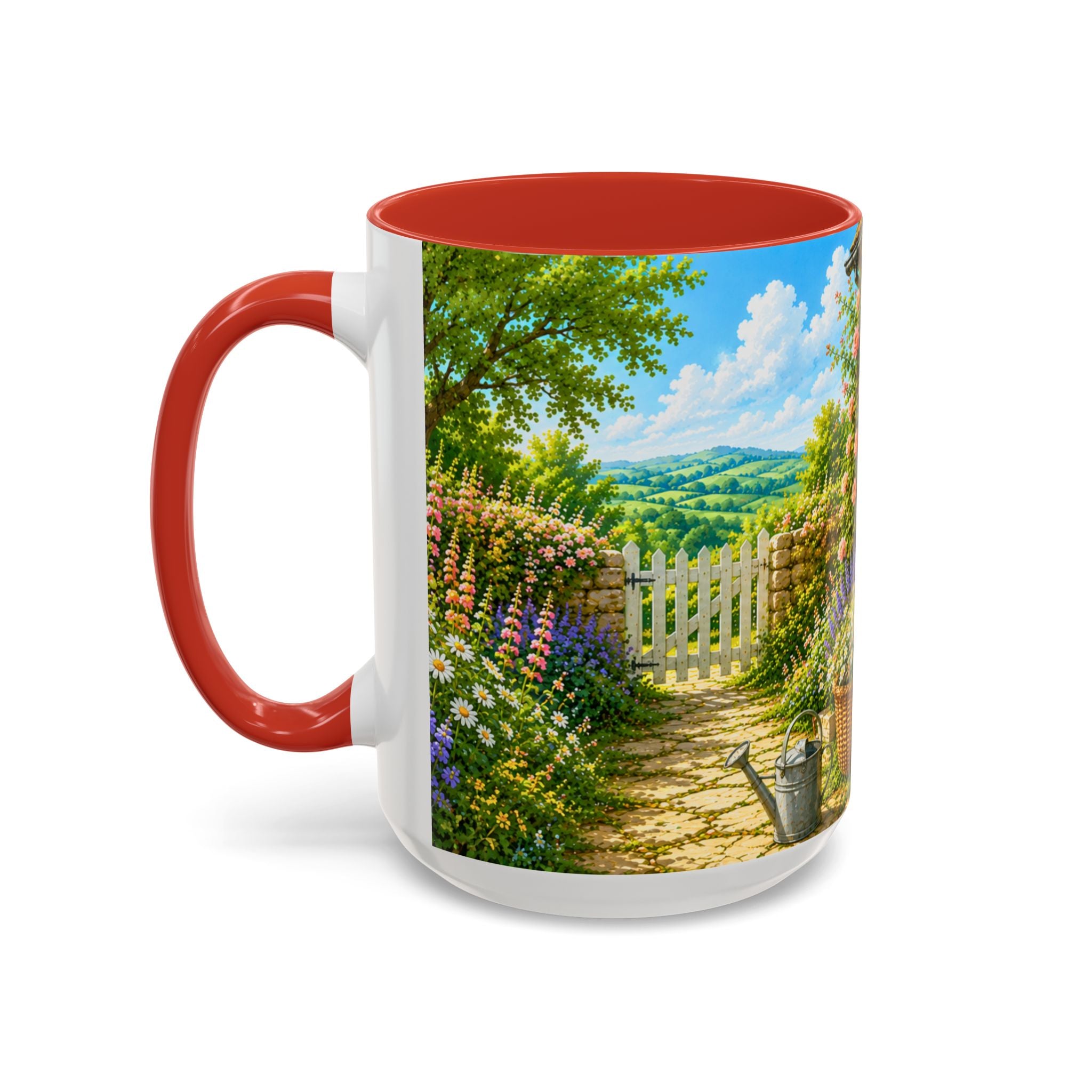 Floral Cottage Coffee Mug – 'Bloom Where You Are Planted' Accent Mug