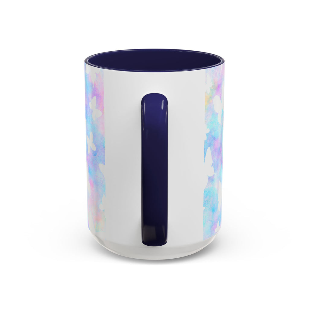 Pastel Watercolor Butterfly Coffee Mug – 11/15oz Accent Mug