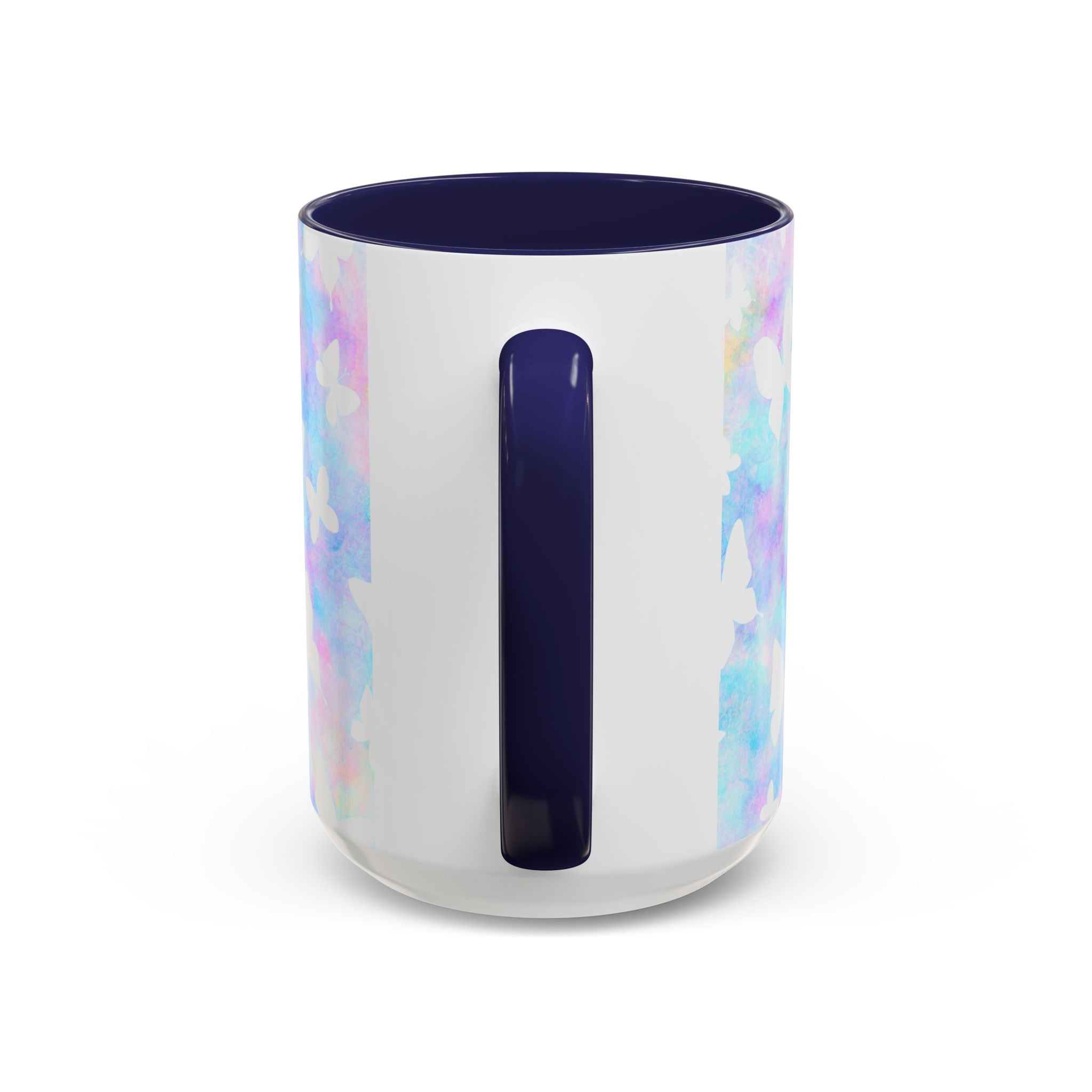 Pastel Watercolor Butterfly Coffee Mug – 11/15oz Accent Mug