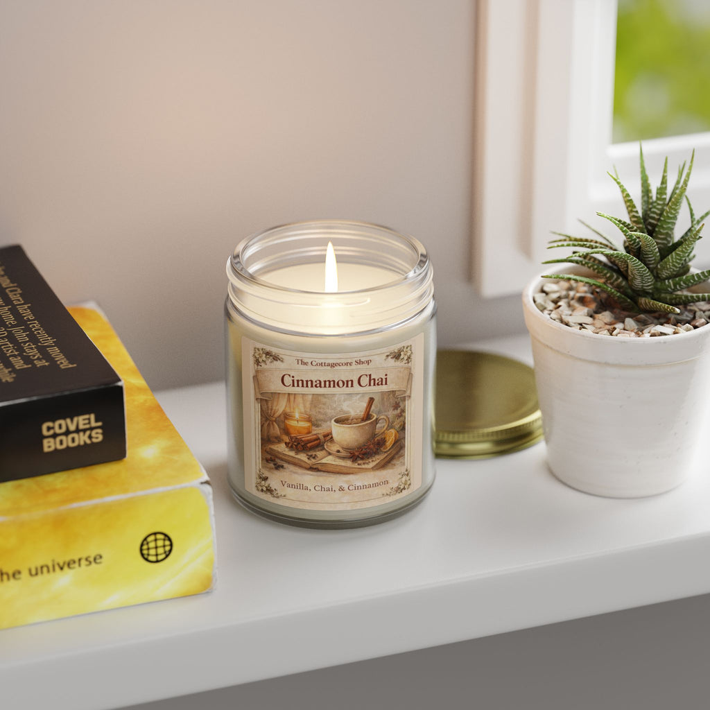 Cinnamon Chai Scented Candle — Coconut Apricot Wax (4oz & 9oz)